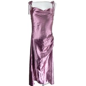 Cinderella Divine Satin Midi Slip Dress